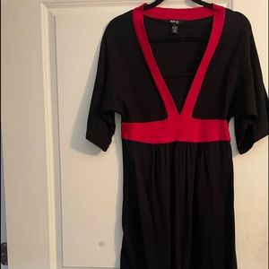 Black and red dress